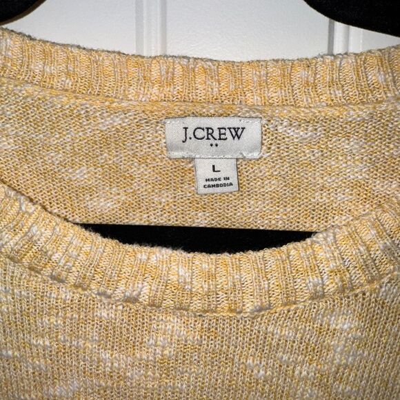 J. Crew Light Yellow Knit Pullover - Picture 4 of 5